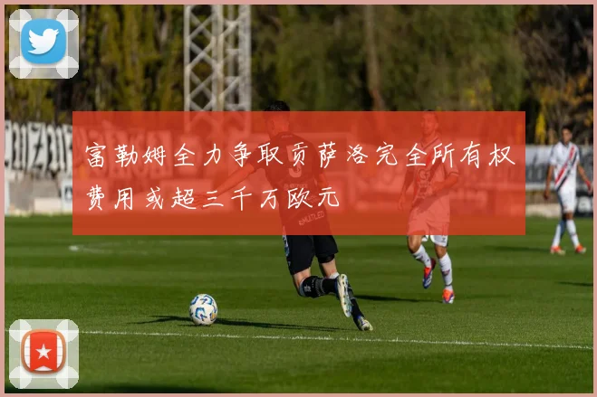 富勒姆全力争取贡萨洛完全所有权费用或超三千万欧元